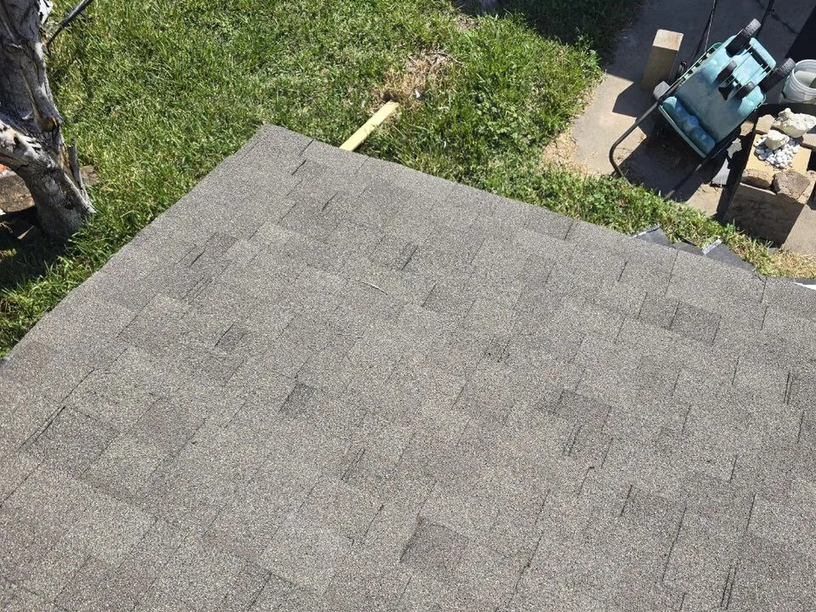 Roofing project complete Houston